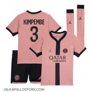 Paris Saint-Germain Presnel Kimpembe #3 Kolmaspaita Lapsille 2024-25 Lyhythihainen (+ shortsit)